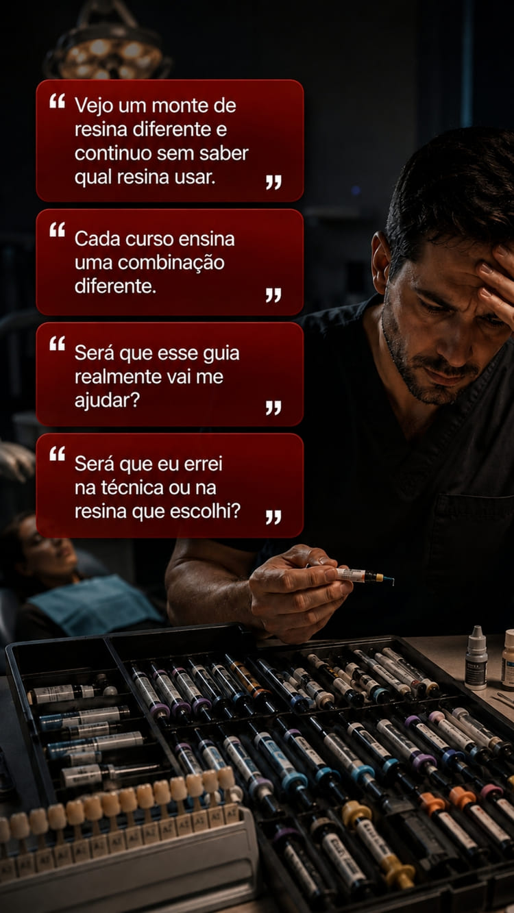 Visual de reflexão sobre a decisão clínica